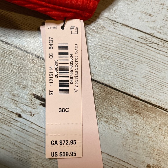 🆕 VICTORIA'S SECRET SWIM Mix-and-Match Bombshell Push-Up Bikini Top Add-2 cups - Picture 9 of 13